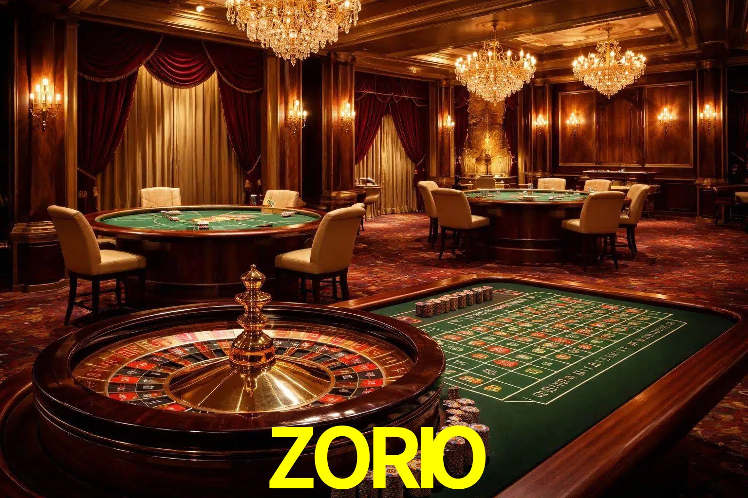 Una escena premium de mesa de casino en vivo con cartas, elementos de ruleta y un ambiente pulido de estudio de transmisión.